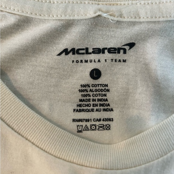 Tilly's Cream Short Sleeve Tee Classic Style - Picture 3 of 5